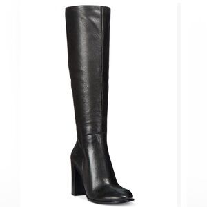 KENNETH COLE New York JUSTIN Knee-High 100% Leather BLACK Boots 8.5